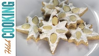 How to Make Zimtsterne  Cinnamon Stars Cookies  Hilah Cooking [upl. by Field604]