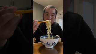 Showing and eating Kang Shi Fu Seafood Flavor Ramen Noodles [upl. by Dowski]