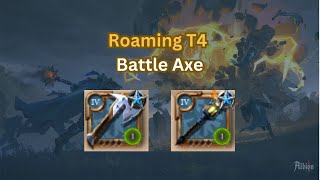 roaming using axe 40  Albion Online [upl. by Rudolph]