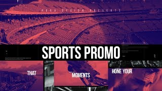 Sports Promo After Effects Template  for workout crossfit athletes promotional video [upl. by Giah70]