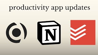 productivity news Capacities todoist and Notion 140824 [upl. by Nehtiek]