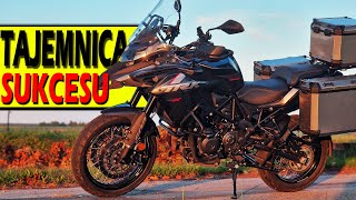 Benelli TRK 502X  Solidny Turystyk dla wysokich  Moto na A2 [upl. by Sioled]