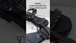 Sandália Vizzano Papete Palmilha Anatômica moda sapatosfemininos calcados sapato chinelo [upl. by Jahdal]