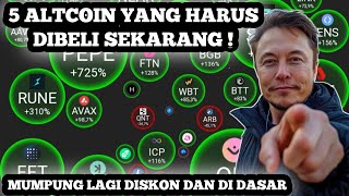 5 Koin indodax yang akan naik hari ini  koin crypto yang menjanjikan 2024  koin crypto potensial [upl. by Annid]