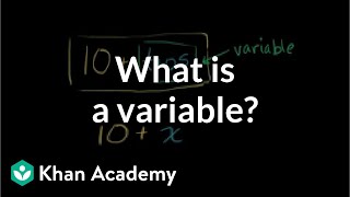 What is a variable  Introduction to algebra  Algebra I  Khan Academy [upl. by Limbert]