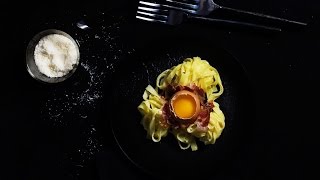 Tagliatelles à la Carbonara par Julien [upl. by Bolling23]