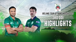 Bangladesh vs Ireland Highlights  3rd ODI  Ireland tour of Bangladesh 2023 [upl. by Gault]