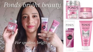 Ponds Bright Beauty Anti Spot Gel Cream  Ponds bright beauty facewash and face scrub [upl. by Harbert47]