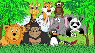 Animals at the Zoo  Animal Sounds  Learn the Sounds Zoo Animals Make [upl. by Sirama]