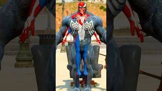 SPIDERMAN AND VENOM TAKE REVENGE FROM SIPDERMAN DAMAGE 🤯 shorts gta5 [upl. by Eimmelc]