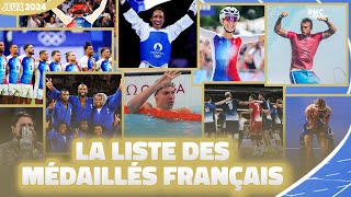 JO 2024  La liste complète des médaillés français bravo aux athlètes [upl. by Westfall]