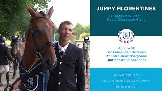 Pompadour CCE 2023 – Interview Champion Cycle Classique 4 ans  JUMPY FLORENTINES [upl. by Notelrac]