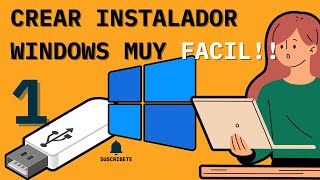 💻 Crear USB Booteable windows 10 u 11  Crear 💿 instalador windows 😁  2024 [upl. by Alyakem]