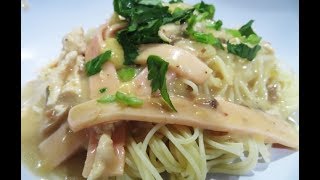 Spaghetti Carbonara Ayam ♥ [upl. by Natasha]