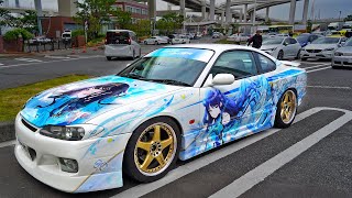 Itasha Cars Invade Tokyo Car Meet [upl. by Christie]