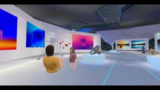 Spatial  The Metaverse for Creators Artists Exhibitions and More [upl. by Nibaj441]