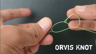 HOW TO TIE THE ORVIS KNOT EASY [upl. by Akel]