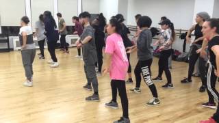 BDC Dassy Popping Class at Broadway Dance Center 2016 [upl. by Levona]