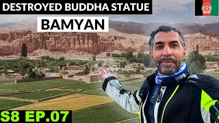 Incredible place destroyed by Talibans 🇦🇫 S8 EP07  Bamiyan  Pakistan to Japan Motorcycle Tour [upl. by Sassan]