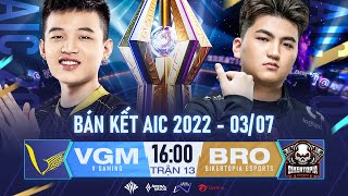 BIKERTOPIA ESPORTS vs V GAMING MANG CHUNG KẾT TỚI ĐÂY  BÁN KẾT AIC 2022  NGÀY 2  0307 [upl. by Deth703]