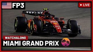 F1 Live  Miami GP Free Practice 3 Watchalong  Live timing  Commentary [upl. by Jecon]