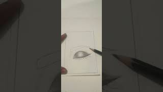 easy glitter eye drawing [upl. by Olivann]