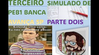 CONCURSO DE UBATUBA TERCEIRO SIMULADO PARA O CARGO DE PROFESSOR BANCA AVANÇA SP [upl. by Yelwar]