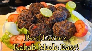 Beef Lazeez Kabab Spicy amp Easy Kabab Recipe 👌 Ramadan Recipes 2024✨️🌙 [upl. by Victorine]