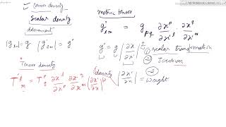 Tensor density lecture 3mathematicalphysics tensoranalysis advancedphysics8378tensors [upl. by Idoj299]