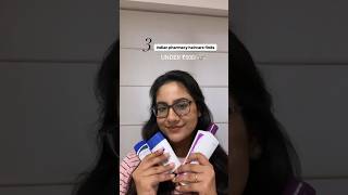 Top 3 Indian pharmacy haircare finds under ₹500  Hair fall solutions  Anti dandruff  shorts [upl. by Hcirdeirf]