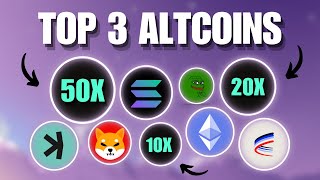 Top 3 Altcoins To Buy Before Bitcoin Hits 100K 🚀 MONEY WILL FLOW INTO THESE CRYPTO NARRATIVES [upl. by Celle]