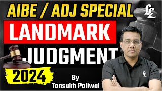 AIBEADJ Special  Landmark Judgment  Tansukh Paliwal  Linking Laws [upl. by Notnilc]