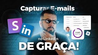 Descubra como capturar EMAILS DE GRAÇA no LINKEDIN utilizando o SNOVIO [upl. by Eiznikam]