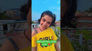 ABCDEFGHI love you ❤️❤️ riyszaly love comedy instagrams youtubeshorts VaishnavikumariLife [upl. by Alec]