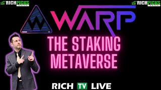 WARPBOND TOKEN WARP 100 UNIQUE minted Starship NFTs WARP BONDS  RICH TV LIVE  METAVERSE [upl. by Luapnhoj]