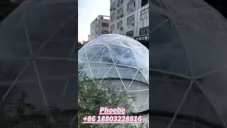 spherical house glamping tents camping outdoor waterproof pvc dome dome house glamping [upl. by Anayra994]