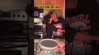 lgbt couple home date night 🏳️‍⚧️🏳️‍🌈🍿 leoandwilly queer ftm engaged couple lgbt [upl. by Arabela]