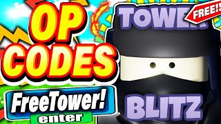 All Secret Tower Blitz Codes 2023  Codes for Tower Blitz 2023  Roblox Code [upl. by Hanan731]