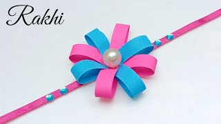 How To Make Beautiful Rakhi  Rakhi Making Competition Idea 2024  Easy Rakhi Idea For Competition [upl. by Childs442]