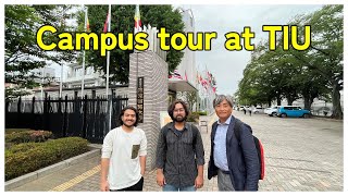 Campus tour at Tokyo International University [upl. by Min]