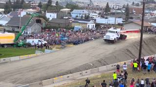 World record semi truck jump [upl. by Casilda]