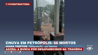 Tragédia em Petrópolis sensação de desespero total [upl. by Kristyn]