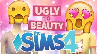 Sims 4 Ugly to Beauty Create a Sim Challenge [upl. by Sargent]