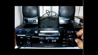 PIONEER MINIDISC RECORDER MJP5 [upl. by Aikemaj457]