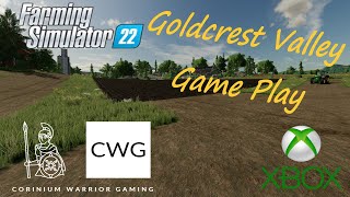 Farming Simulator22 Goldcrest Valley Xbox Series X Console Game Play [upl. by Nell]