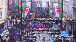 National St Davids Day Parade 2014 [upl. by Eelirem]