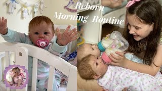 Reborn Morning Routine with a Toddler and Newborn Twins [upl. by Haduj]