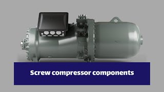 Screw compressor components [upl. by Leeland684]