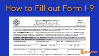 How to Fill out Form I9 Easy StepbyStep Instructions [upl. by Adigirb]