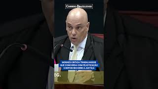 MORAES CRITICA TRABALHADOR QUE CONCORDA COM PEJOTIZAÇÃO E DEPOIS RECORRE À JUSTIÇA [upl. by Thorsten792]